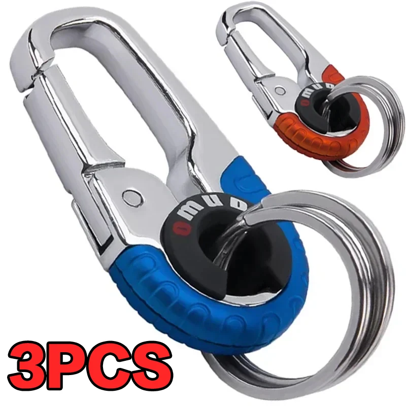 Men Accessories In Silver - Keychain Buckle Men Stainless Steel Key