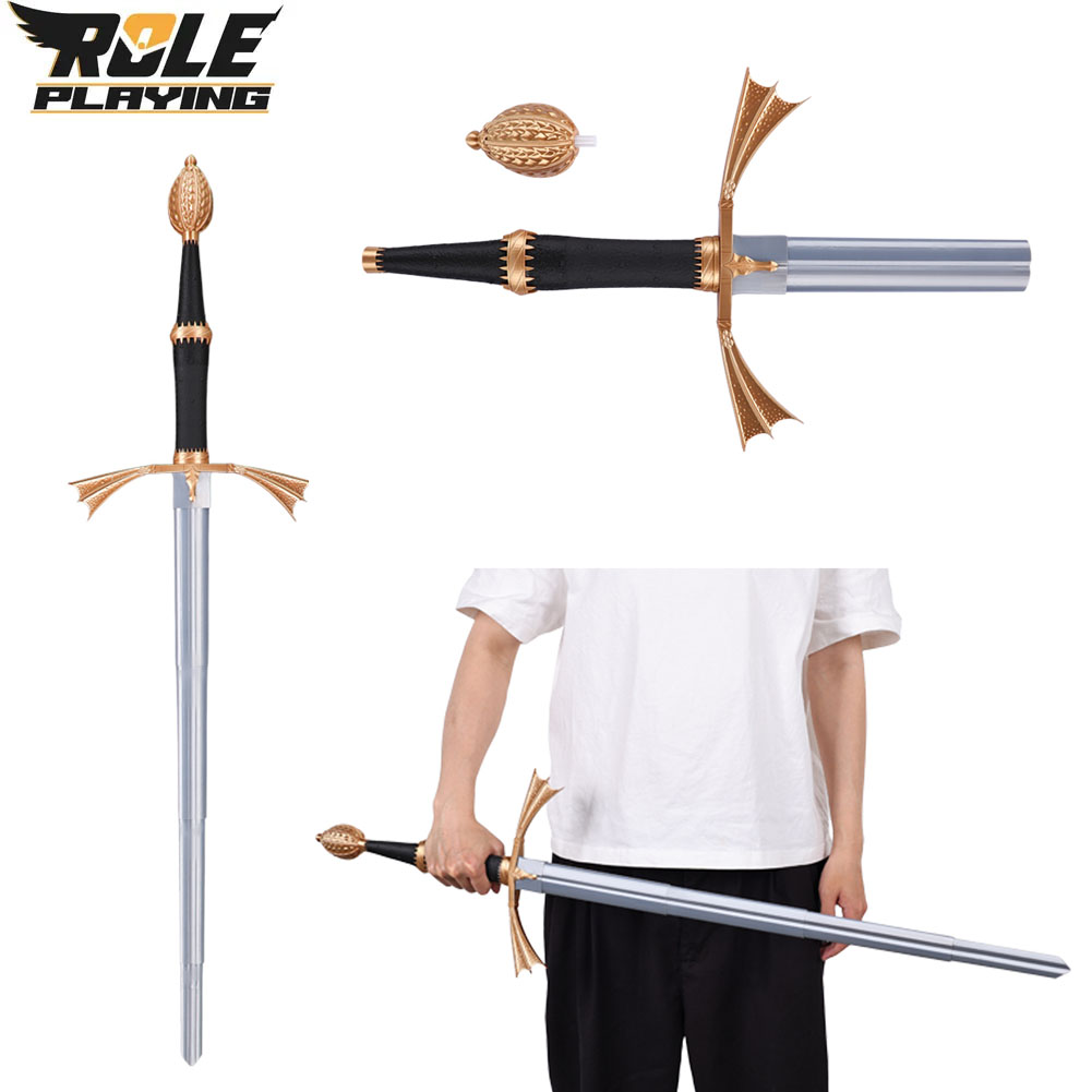 Men Accessories In Silver - Daemon Cosplay Retractable Silver Plastic Knife
