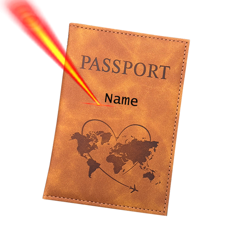 Men'S Accessories Wallet - Personalized Name Passport Holder Travel Wallet