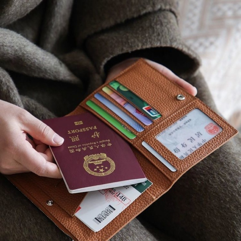 Leather Passport Holder Covers - Men'S Accessories Wallet review and price