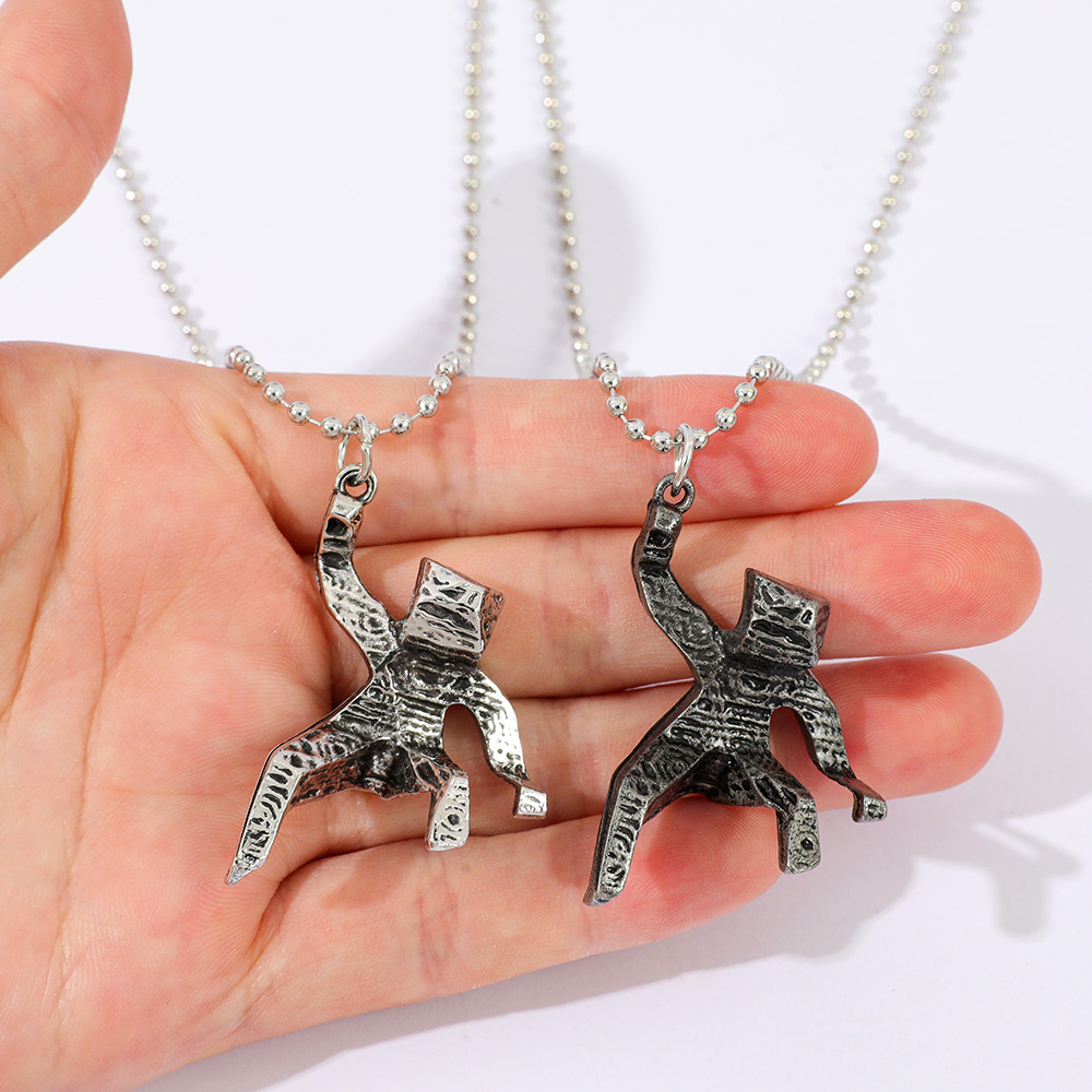 3D Xenon Rock Little Man Proje - Men Accessories Necklace review and price