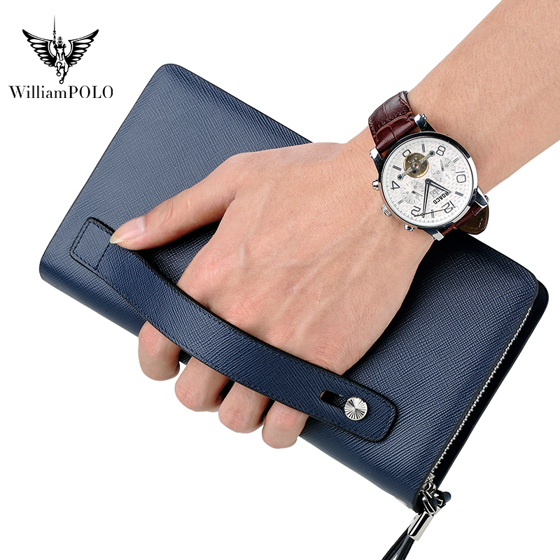 WILLIAMPOLO Luxury Men's Leath - Men'S Accessories Wallet review and price