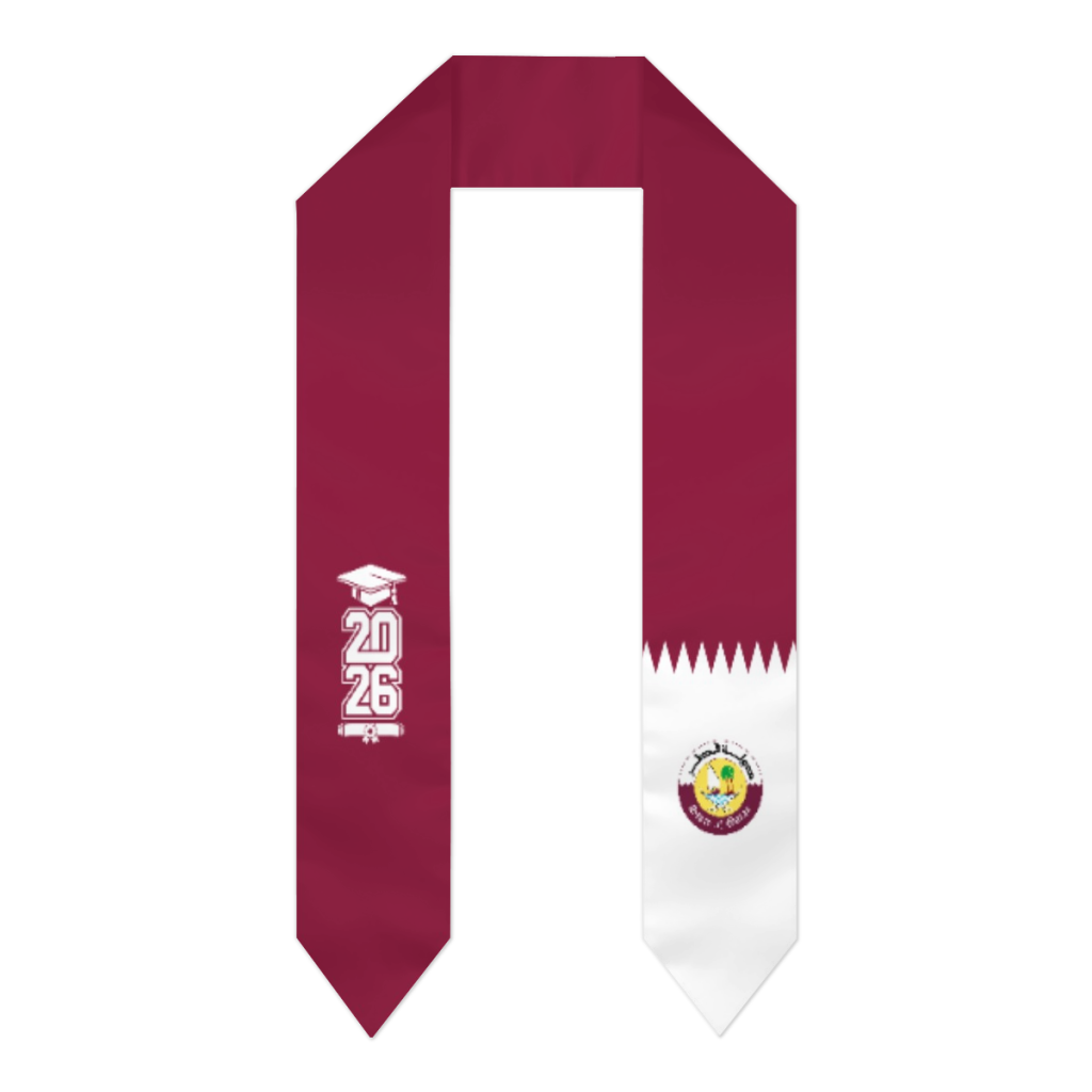 Class of 2026 Qatar Flag Scarf - Men Accessories Qatar review and price