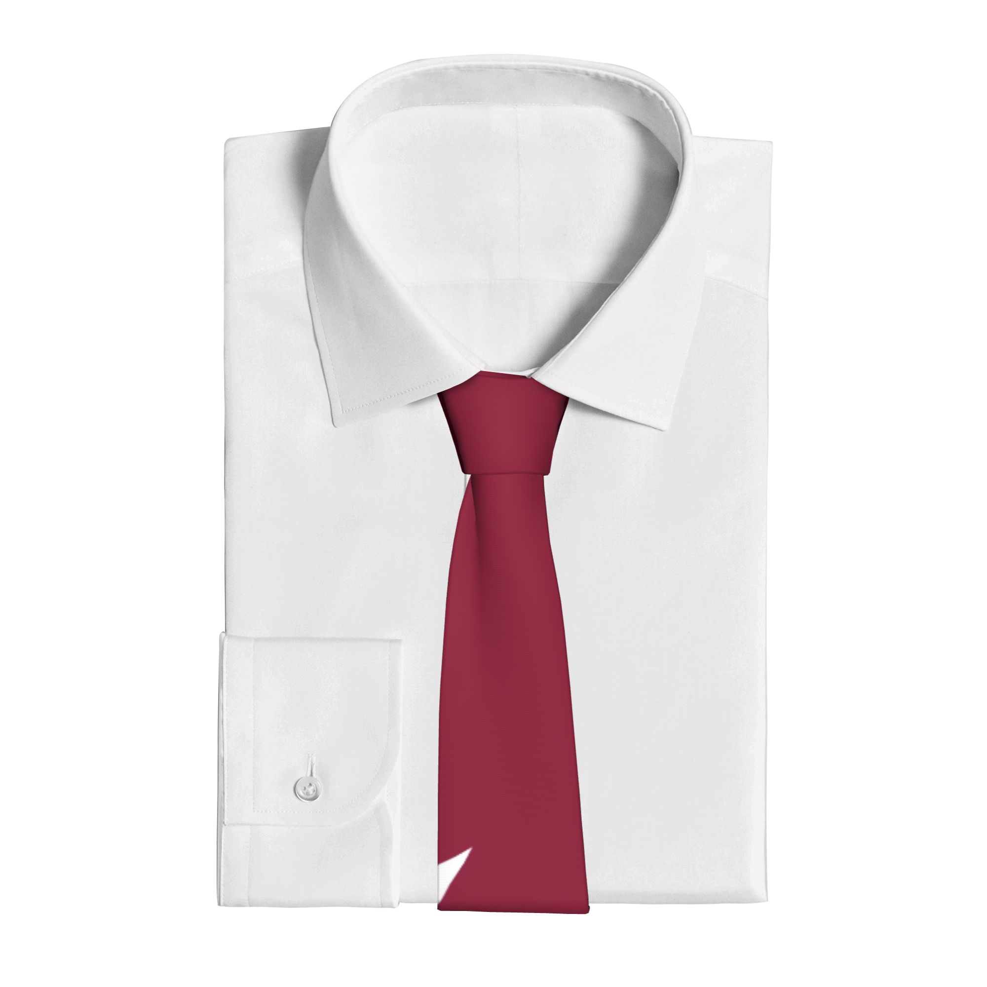 Qatar Flag Emblem Tie  Wedding - Men Accessories Qatar review and price