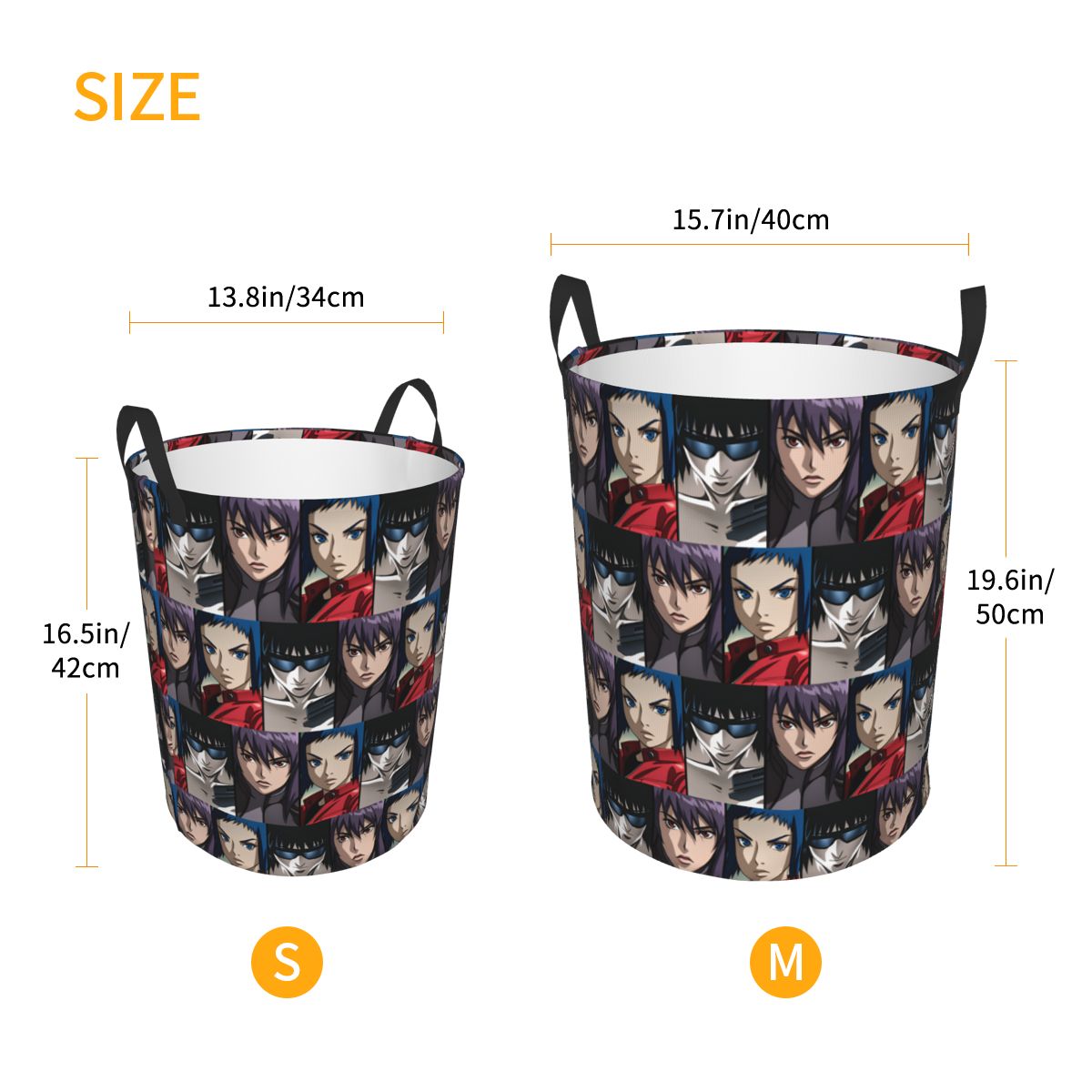 Ghost In The Shell Laundry Ham - Men Accessories Hamper review and price
