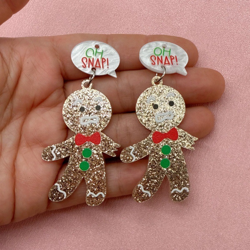 10pcs Cute Christmas Gingerbre - Men Accessories Necklace review and price