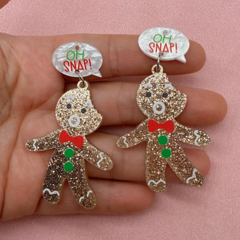 10pcs Cute Christmas Gingerbre - Men Accessories Necklace review and price