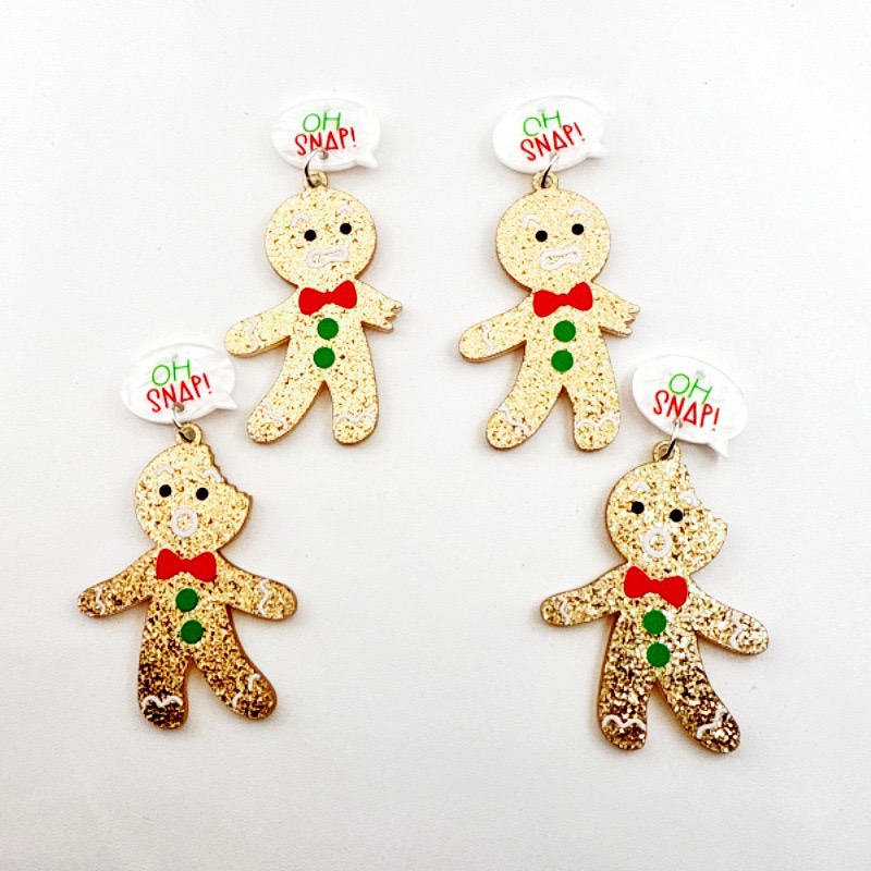 10pcs Cute Christmas Gingerbre - Men Accessories Necklace review and price