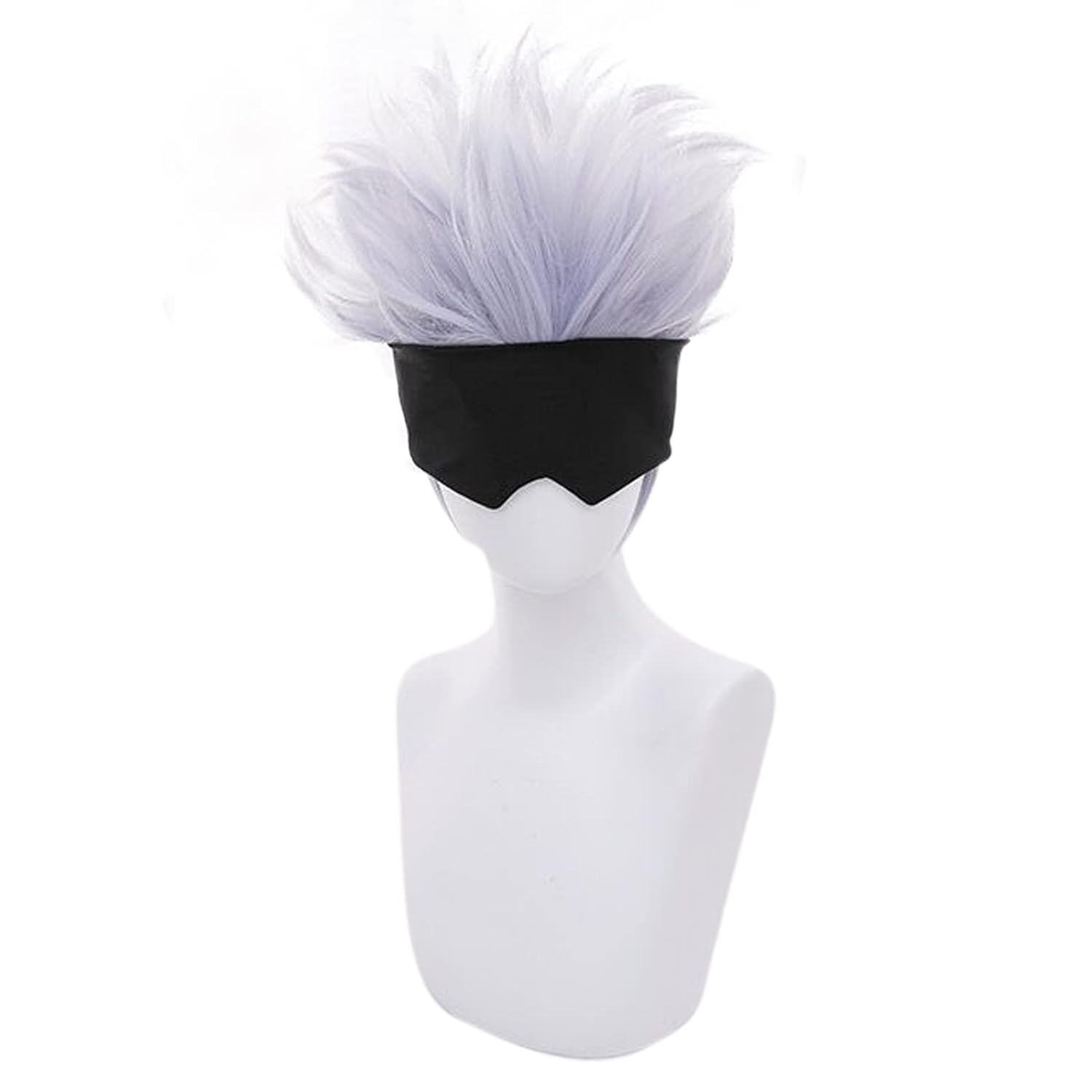 Black Blindfold + Short Wavy C - Men Accessories In Silver review and price