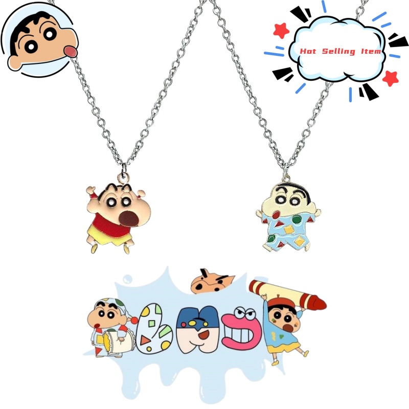 Crayon Shin-chan cartoon neckl - Men Accessories Style review and price