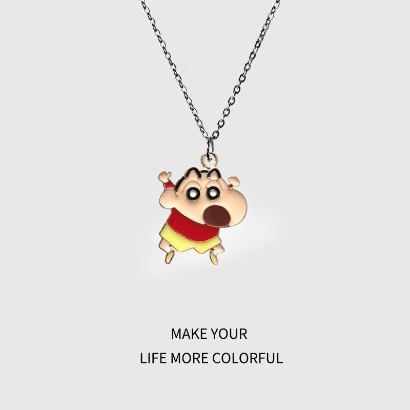 Crayon Shin-chan cartoon neckl - Men Accessories Style review and price