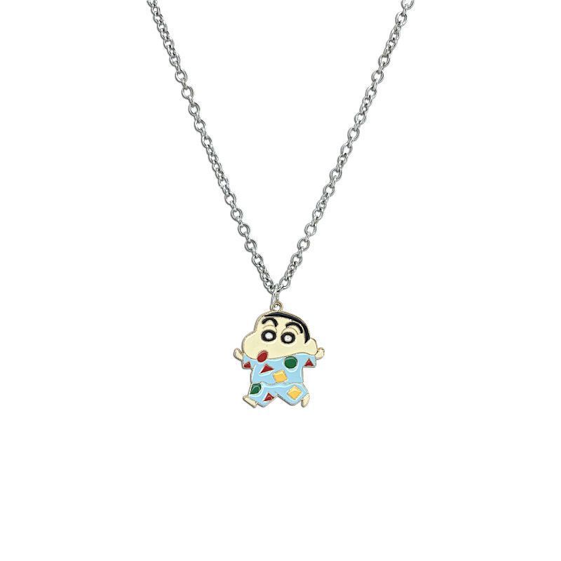 Crayon Shin-chan cartoon neckl - Men Accessories Style review and price
