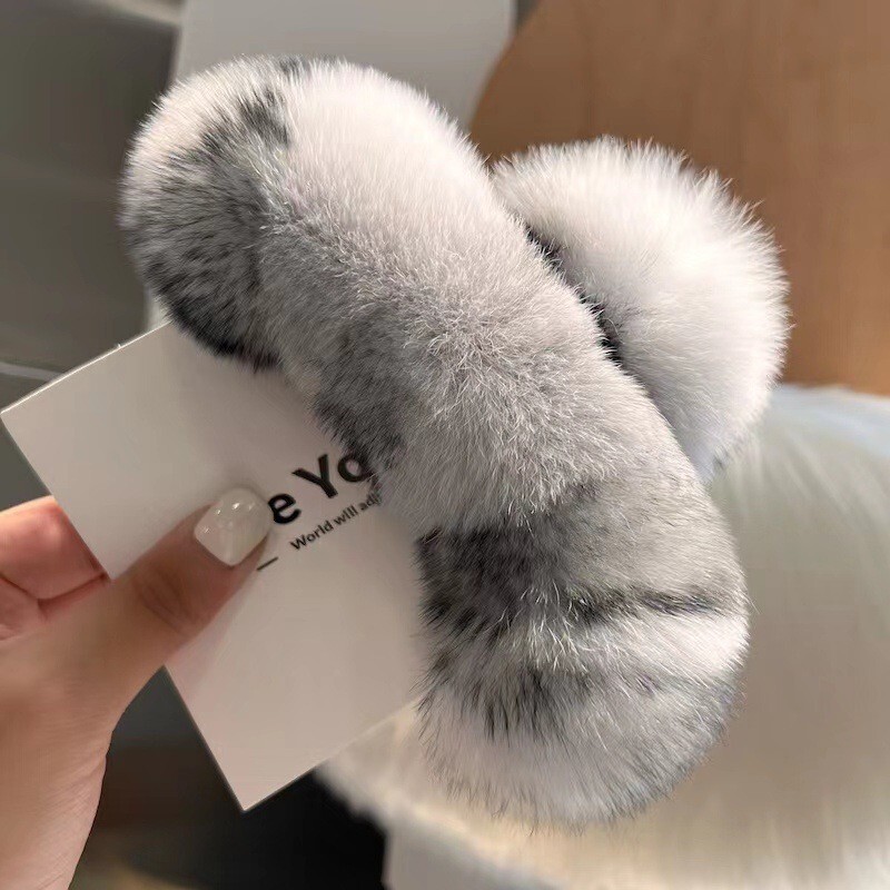 Real Rex rabbit hair large hai - Men Accessories In Silver review and price