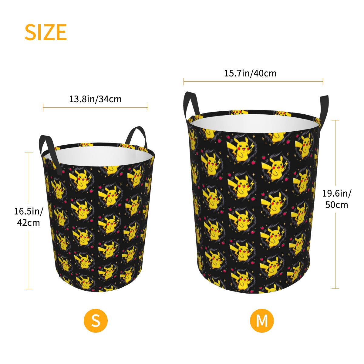 Pikachu Pokemon Cartoon Laundr - Men Accessories Hamper review and price