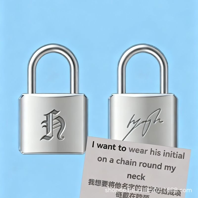 Ashionable Creative Metal Lock - Men Accessories Style review and price