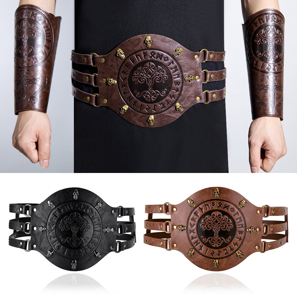 Medieval wide corset belt, Vik - Men Accessories Style review and price