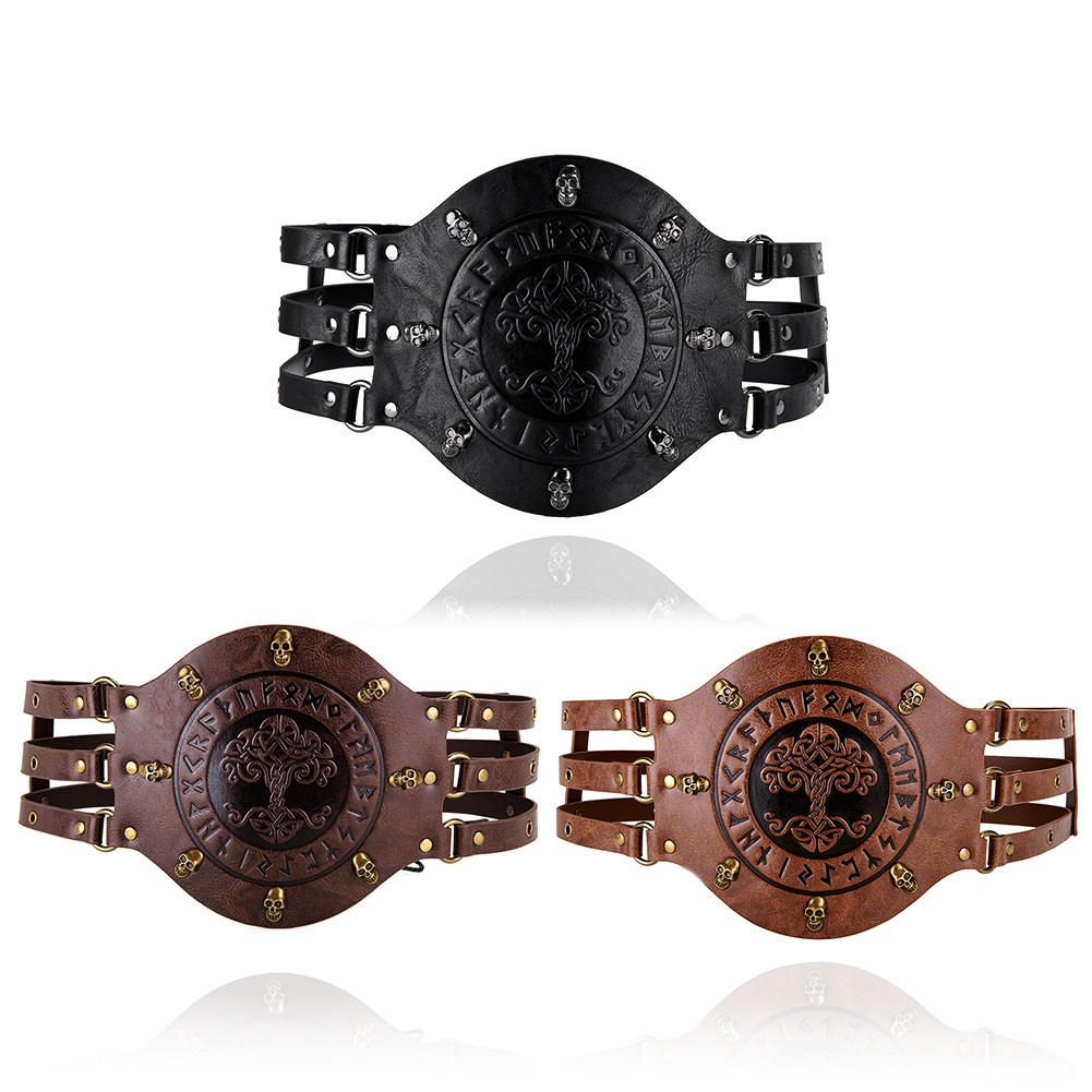 Medieval wide corset belt, Vik - Men Accessories Style review and price