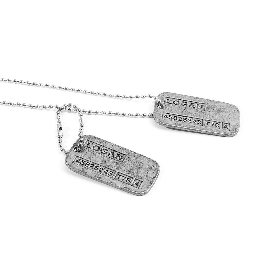 X-Men Wolverine Military Card  - Men Accessories Necklace review and price