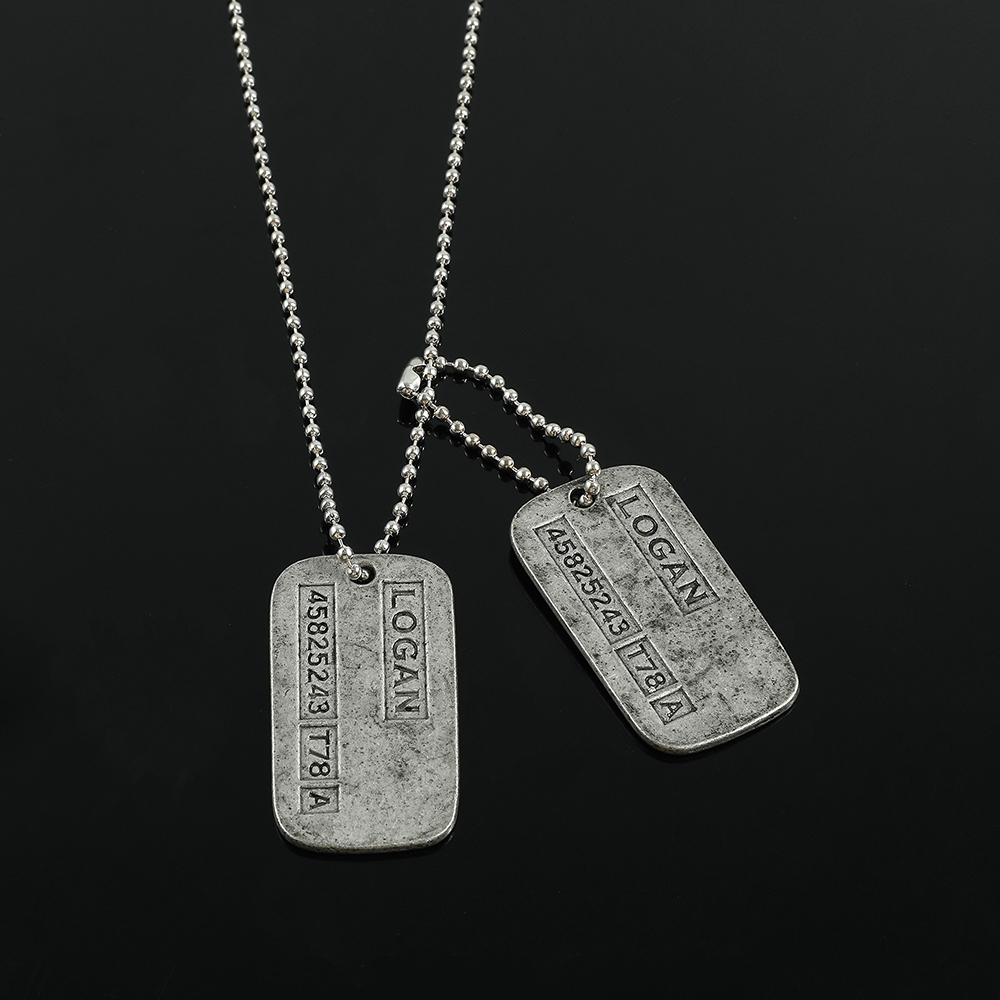 X-Men Wolverine Military Card  - Men Accessories Necklace review and price