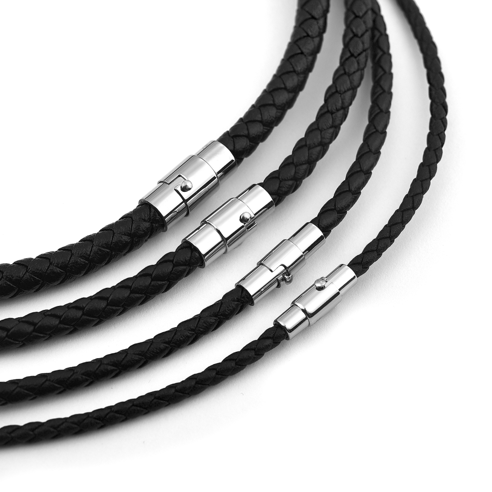 45/50/60cm Leather Necklace Wa - Men Accessories Style review and price