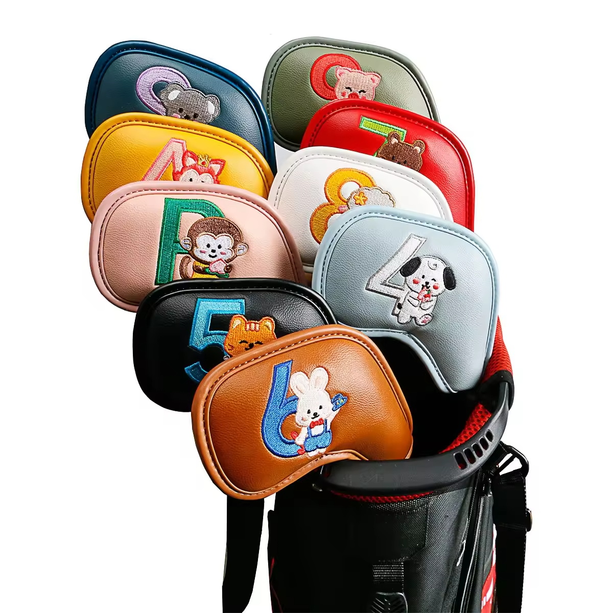 9Pcs Cute Cartoon Animal Golf  - Men Accessories Style review and price