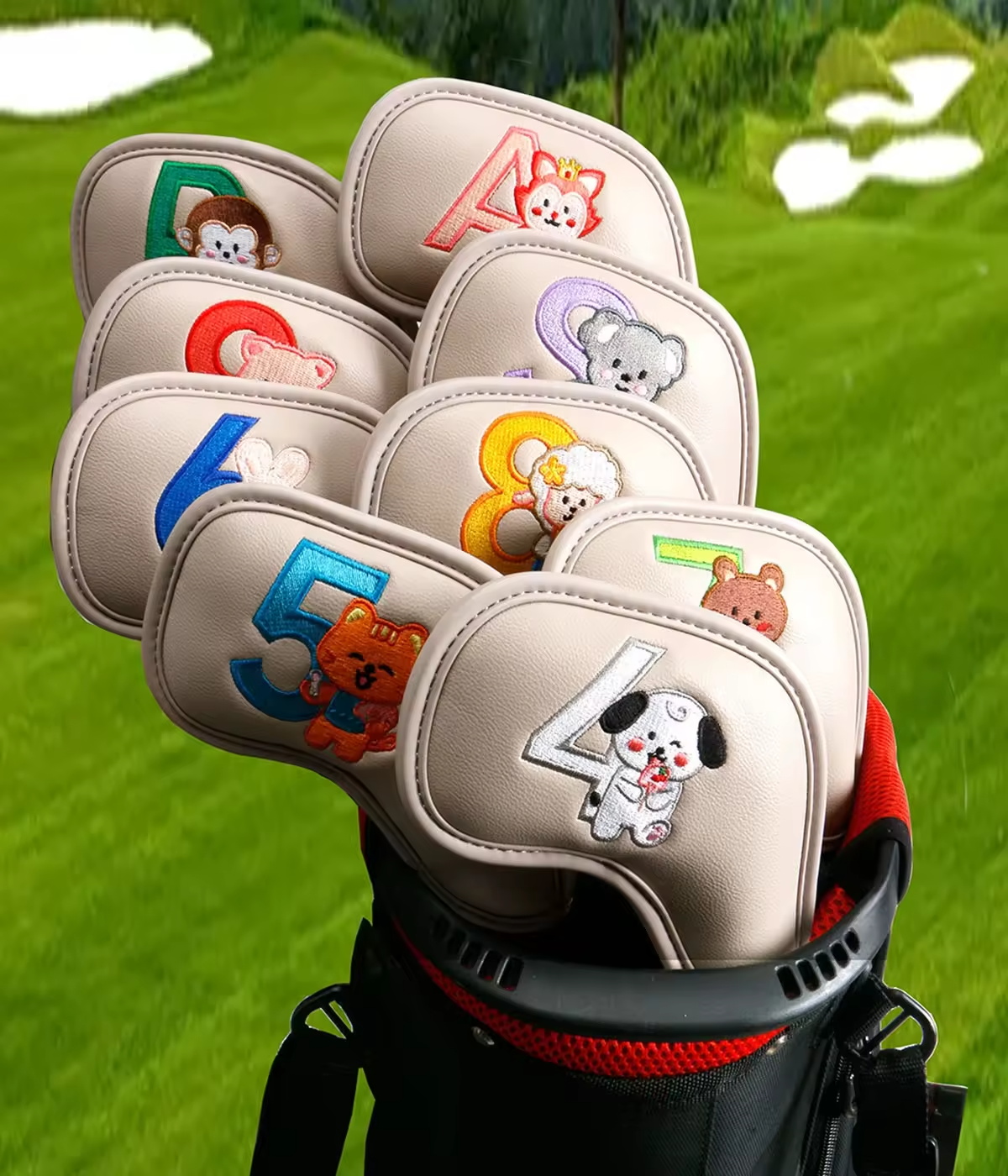 9Pcs Cute Cartoon Animal Golf  - Men Accessories Style review and price