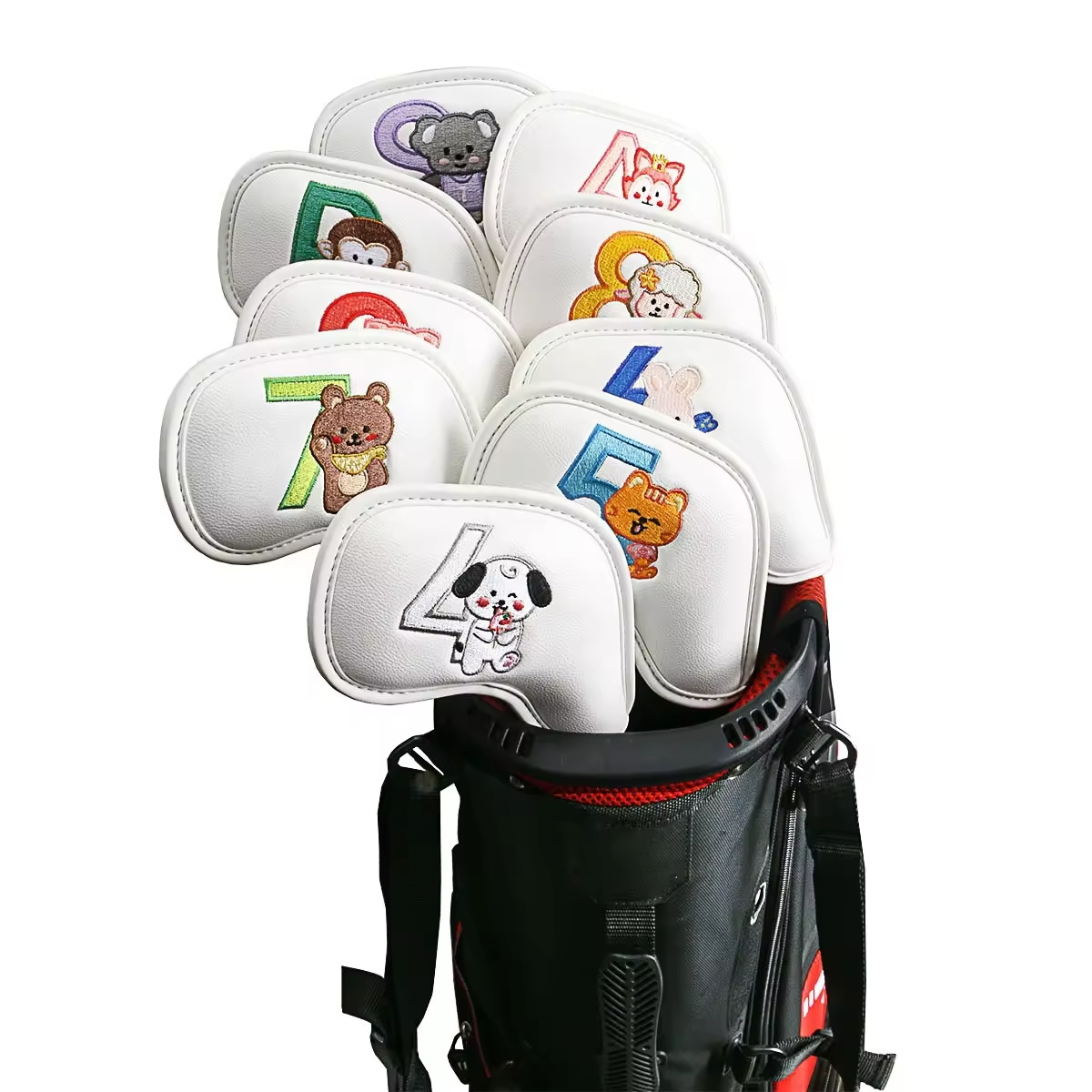 9Pcs Cute Cartoon Animal Golf  - Men Accessories Style review and price