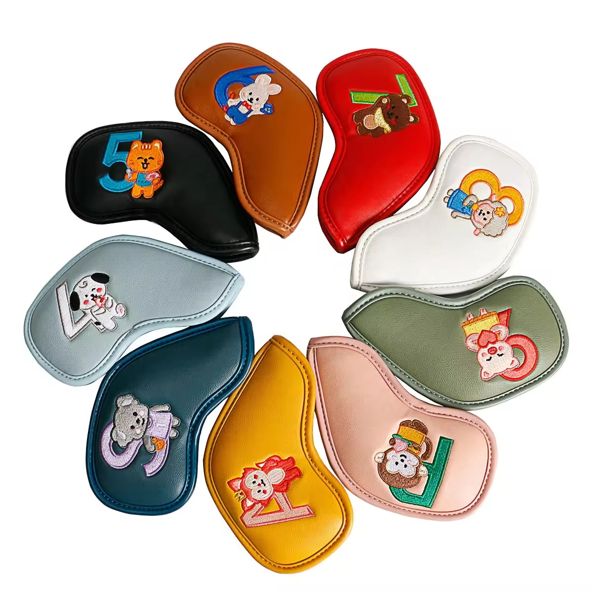 9Pcs Cute Cartoon Animal Golf  - Men Accessories Style review and price