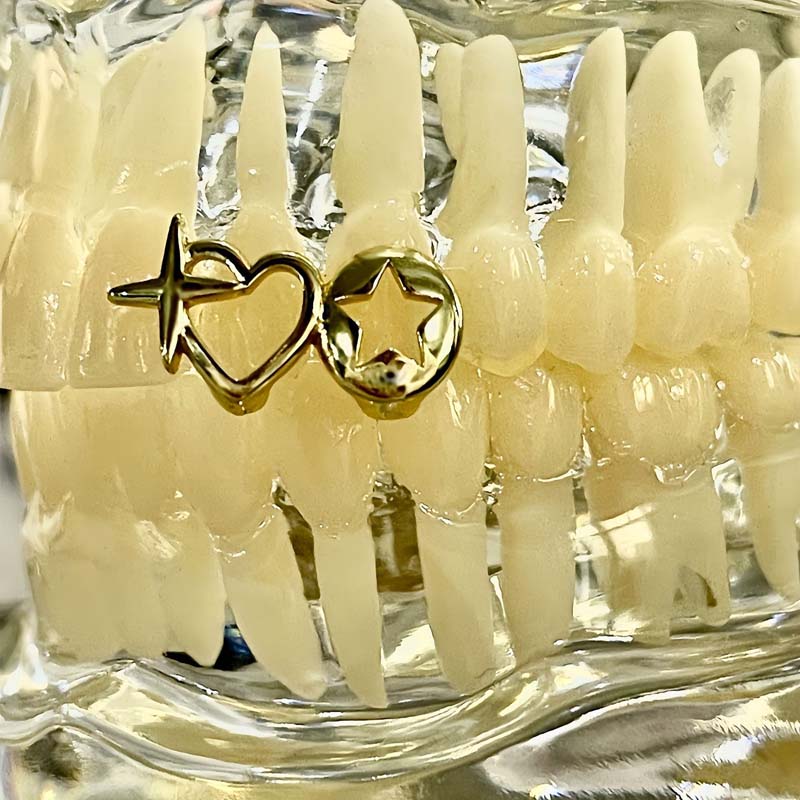 Punk Hip Hop Hollow Heart Teet - Men Accessories In Silver review and price